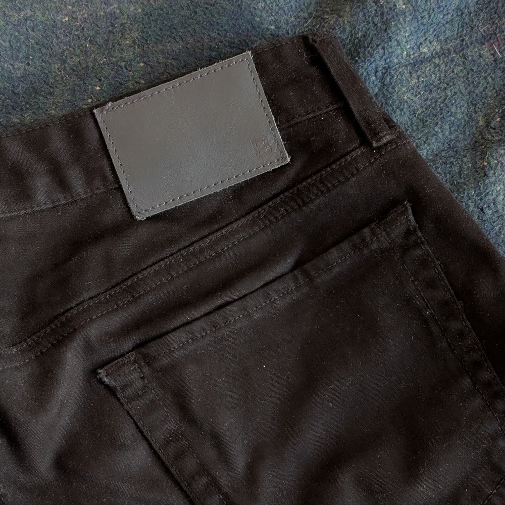 Bonobos Italian Brushed Pants in Jet Black
